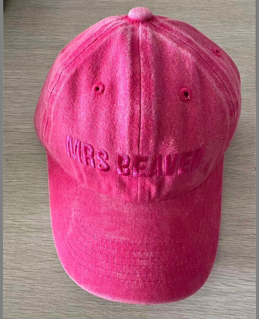 Mrs Beaver Cap Petal Pink