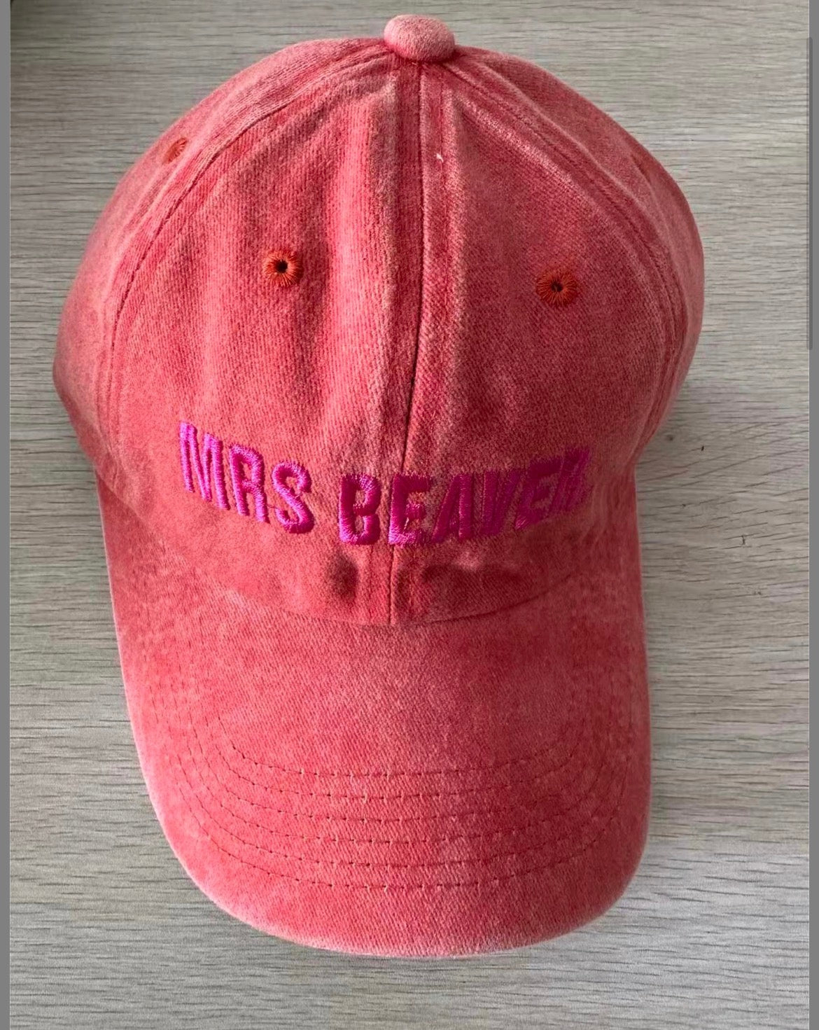 Mrs Beaver Cap Burnt Clay