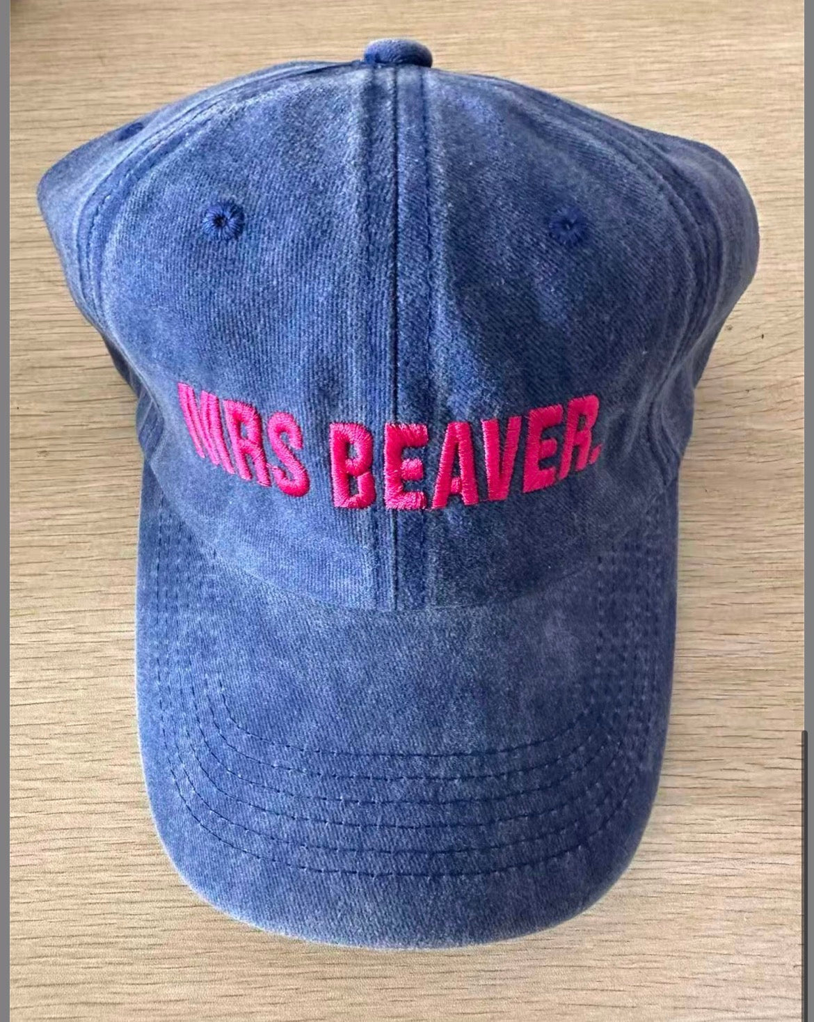 Mrs Beaver Cap Coastal Blue
