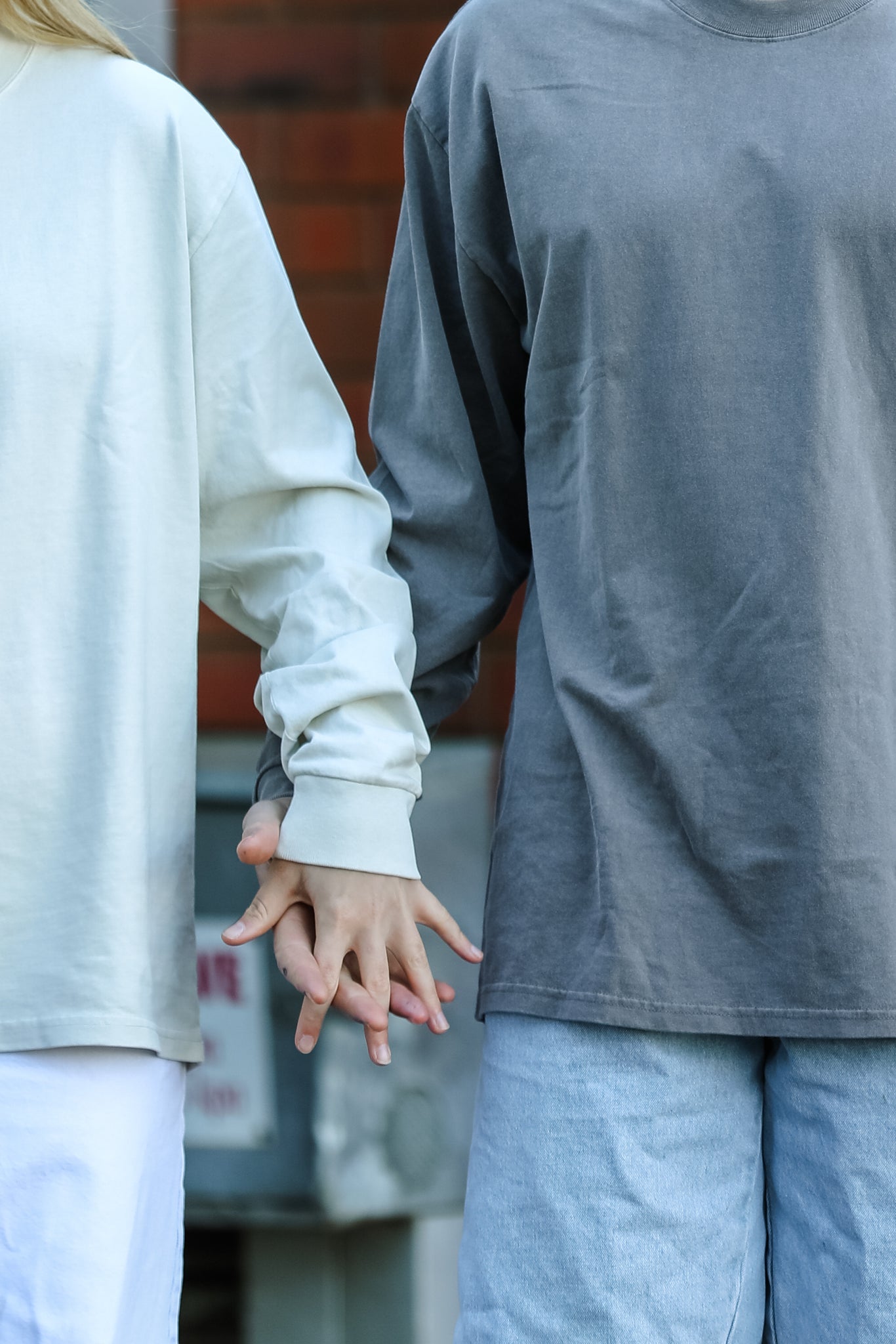 Petrol Long Sleeve Tee Faded Grey