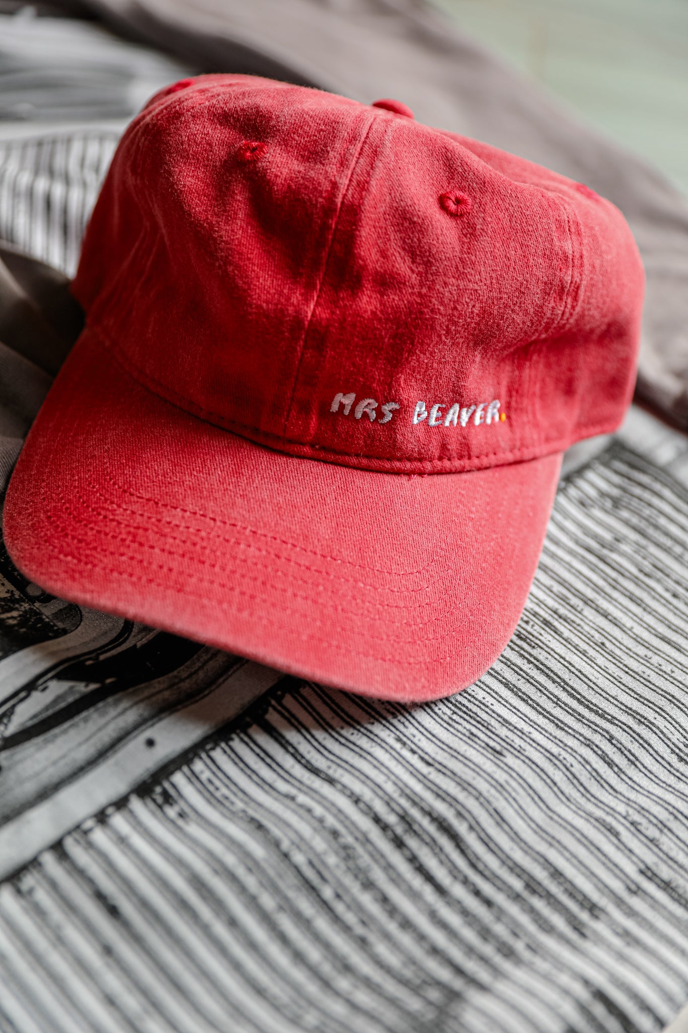 Vintage Cap Washed Red