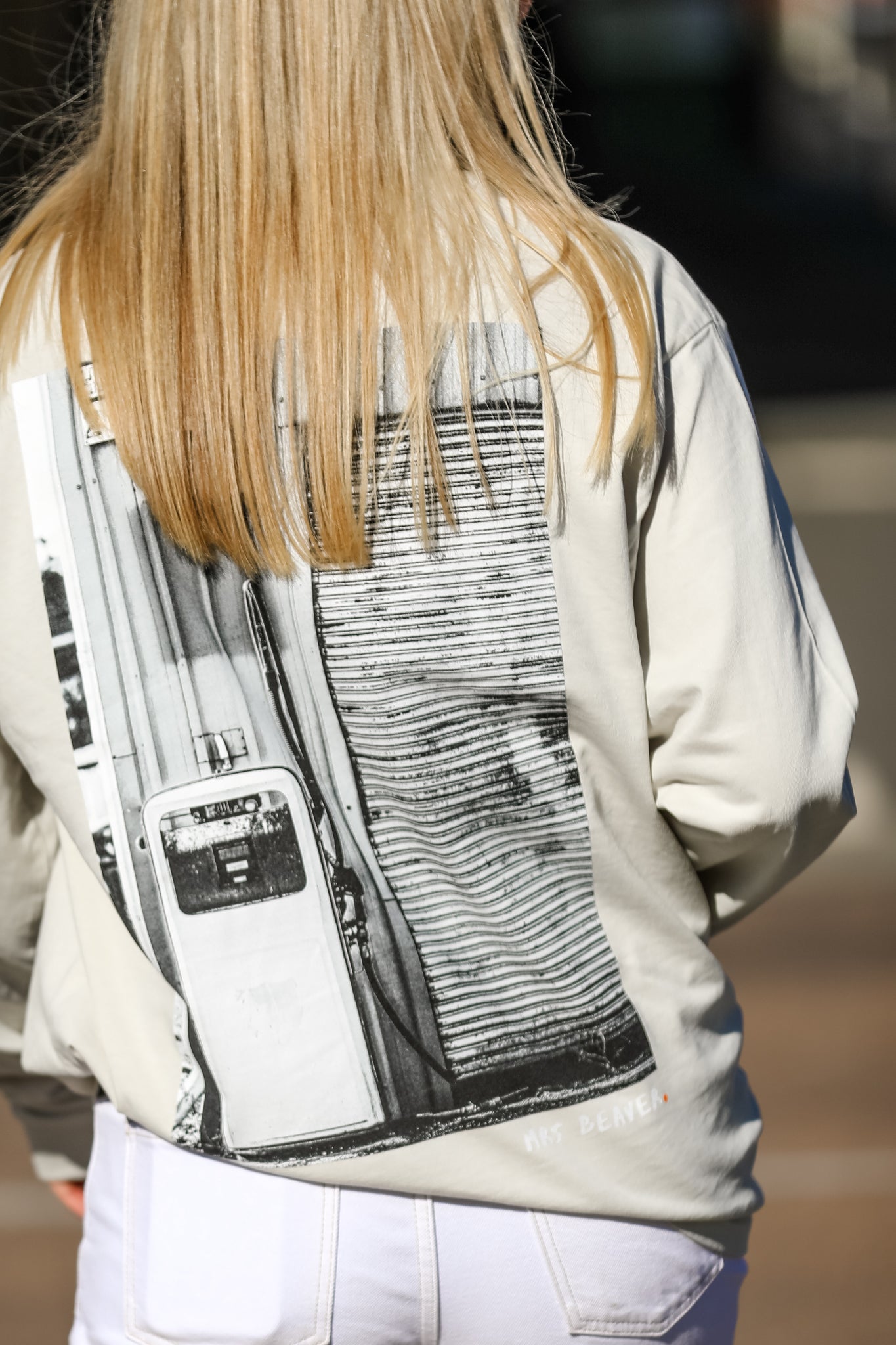 Petrol Long Sleeve Tee Faded Bone