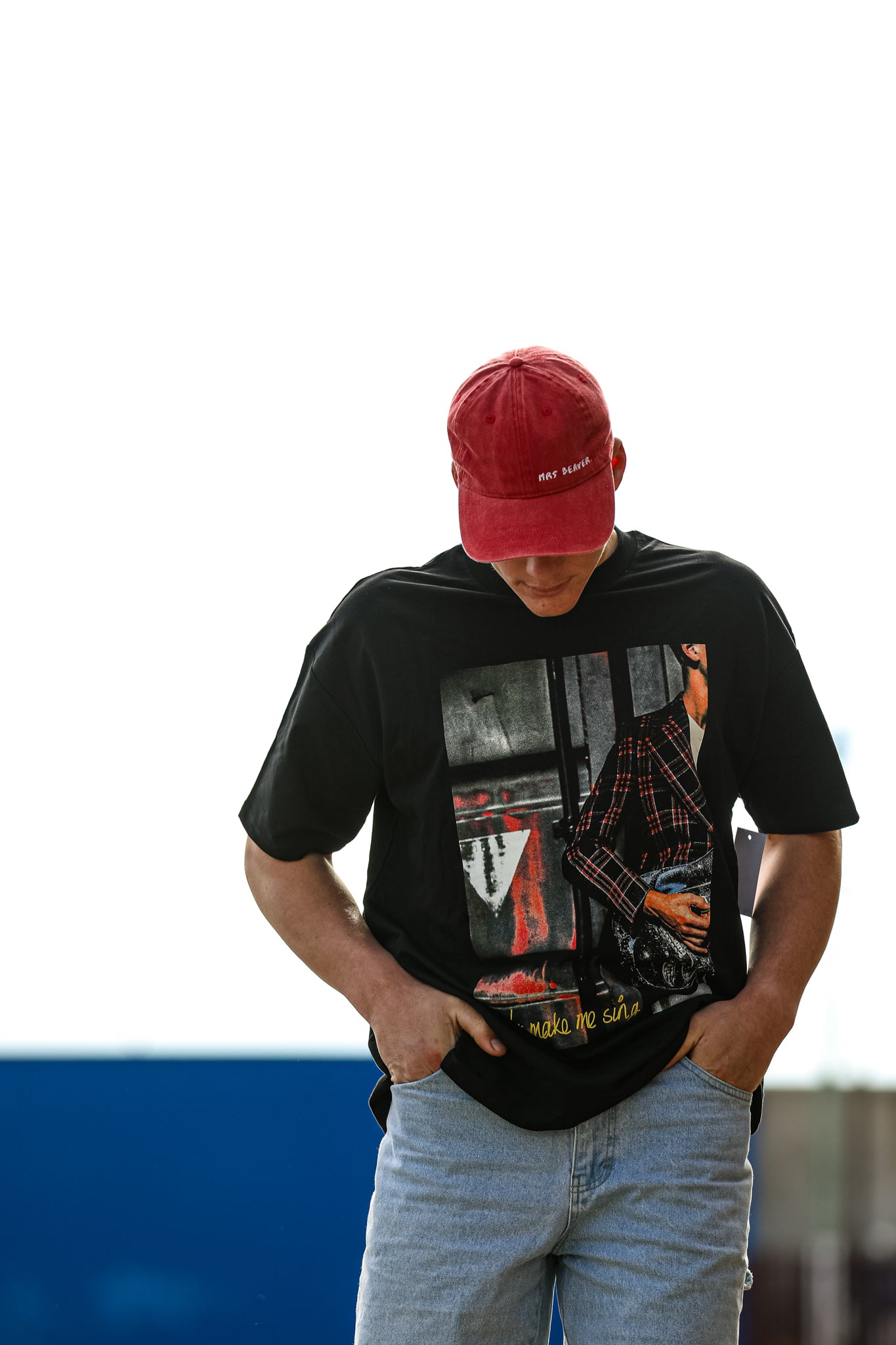 Vintage Cap Washed Red